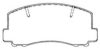 SUZUK MB316167 Brake Pad Set, disc brake